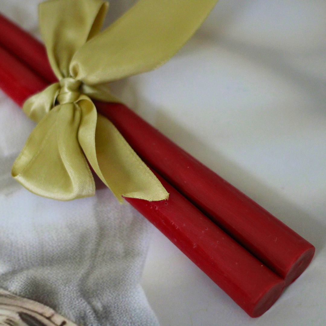 Hand poured Soy Wax Tall Taper Candles | Set of 2