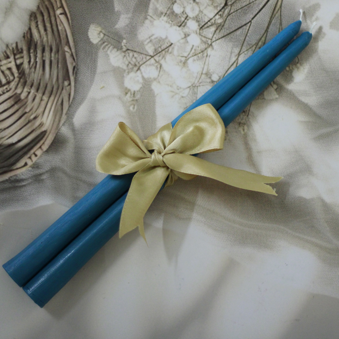 Hand poured Soy Wax Tall Taper Candles | Set of 2