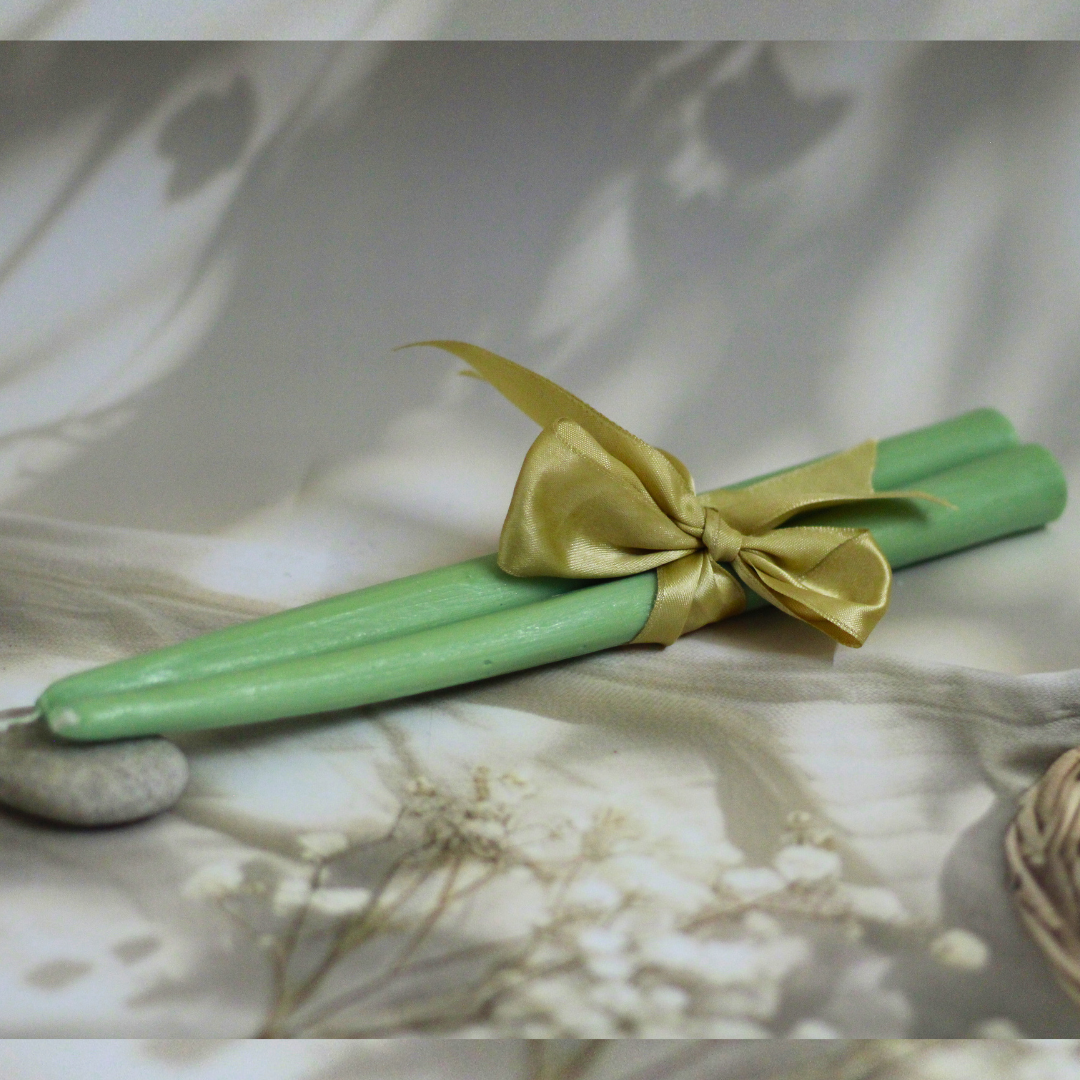Hand poured Soy Wax Tall Taper Candles | Set of 2
