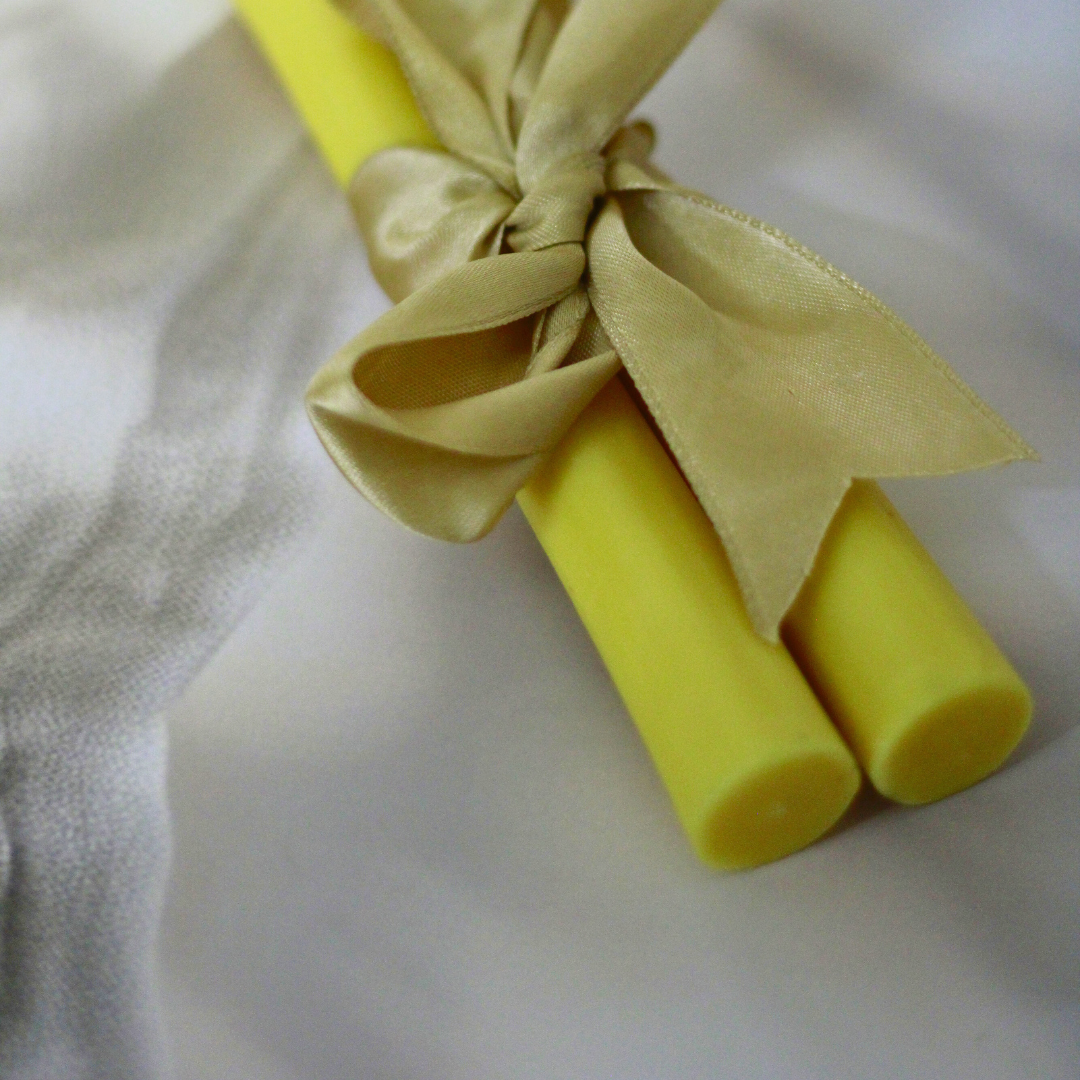 Hand poured Soy Wax Tall Taper Candles | Set of 2
