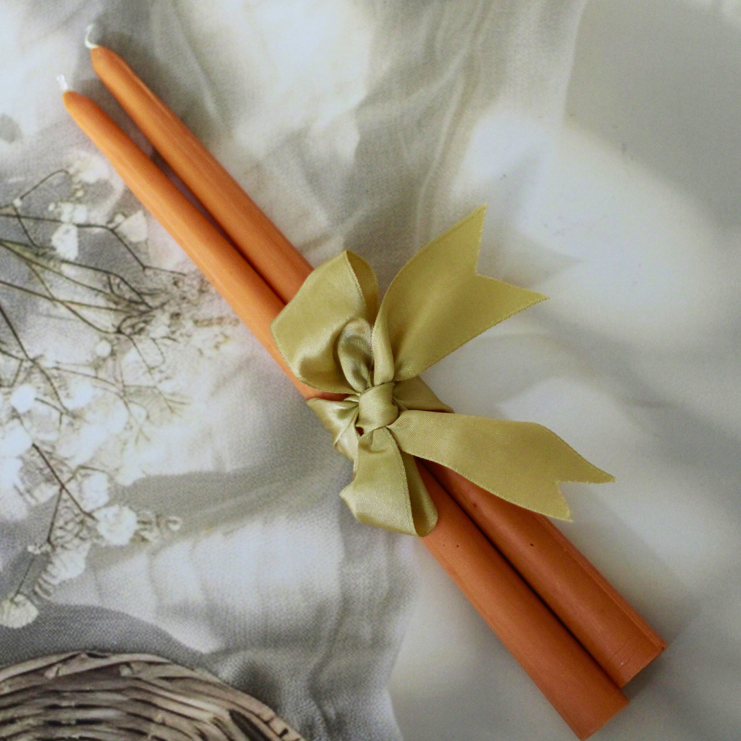 Hand poured Soy Wax Tall Taper Candles | Set of 2