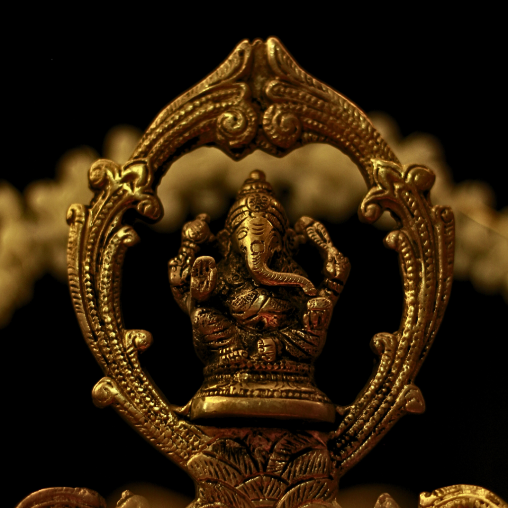 Antique Brass Large Ganesha Urli | Pooja Urli Puja item