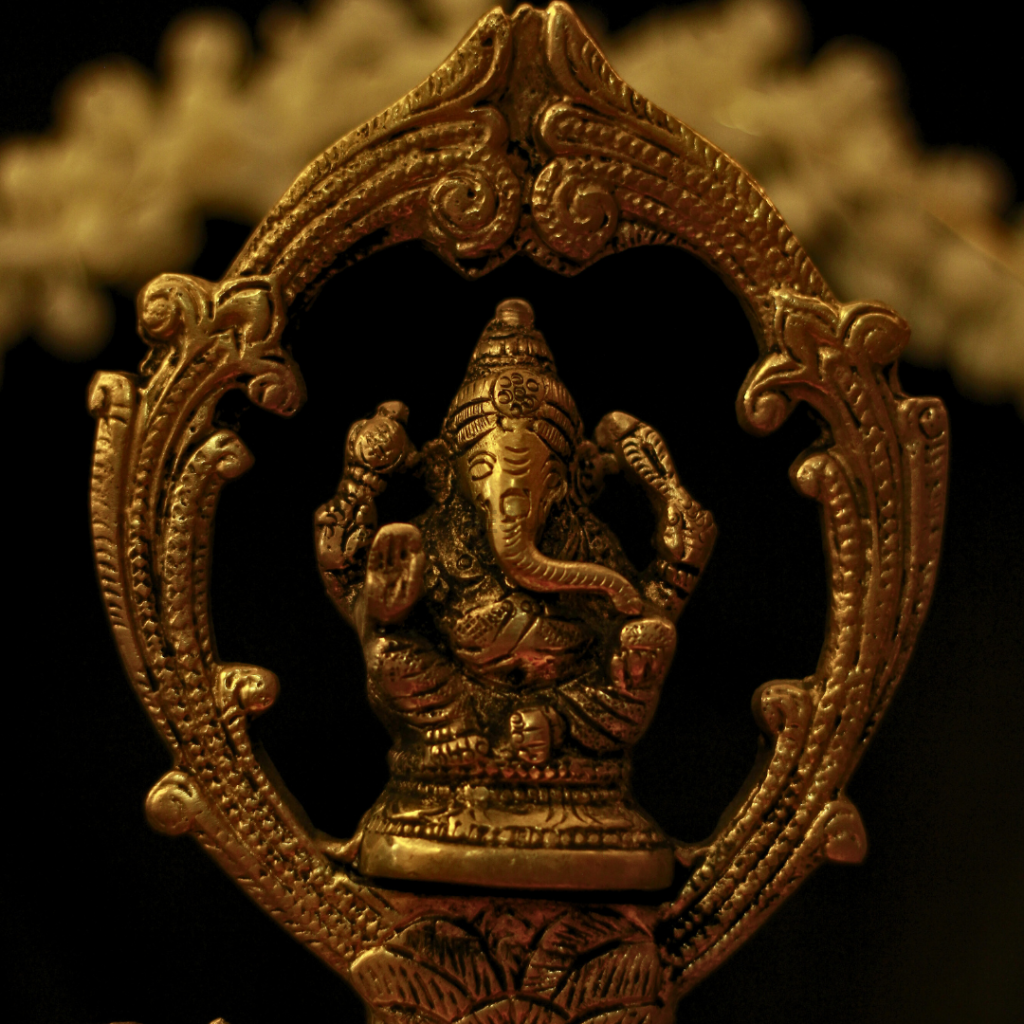 Antique Brass Large Ganesha Urli | Pooja Urli Puja item
