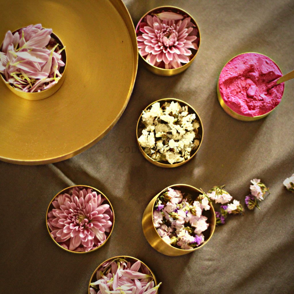 Brass Traditional Pooja Samagridaan | Compact Box - Codesustain Ventuures Pvt Ltd