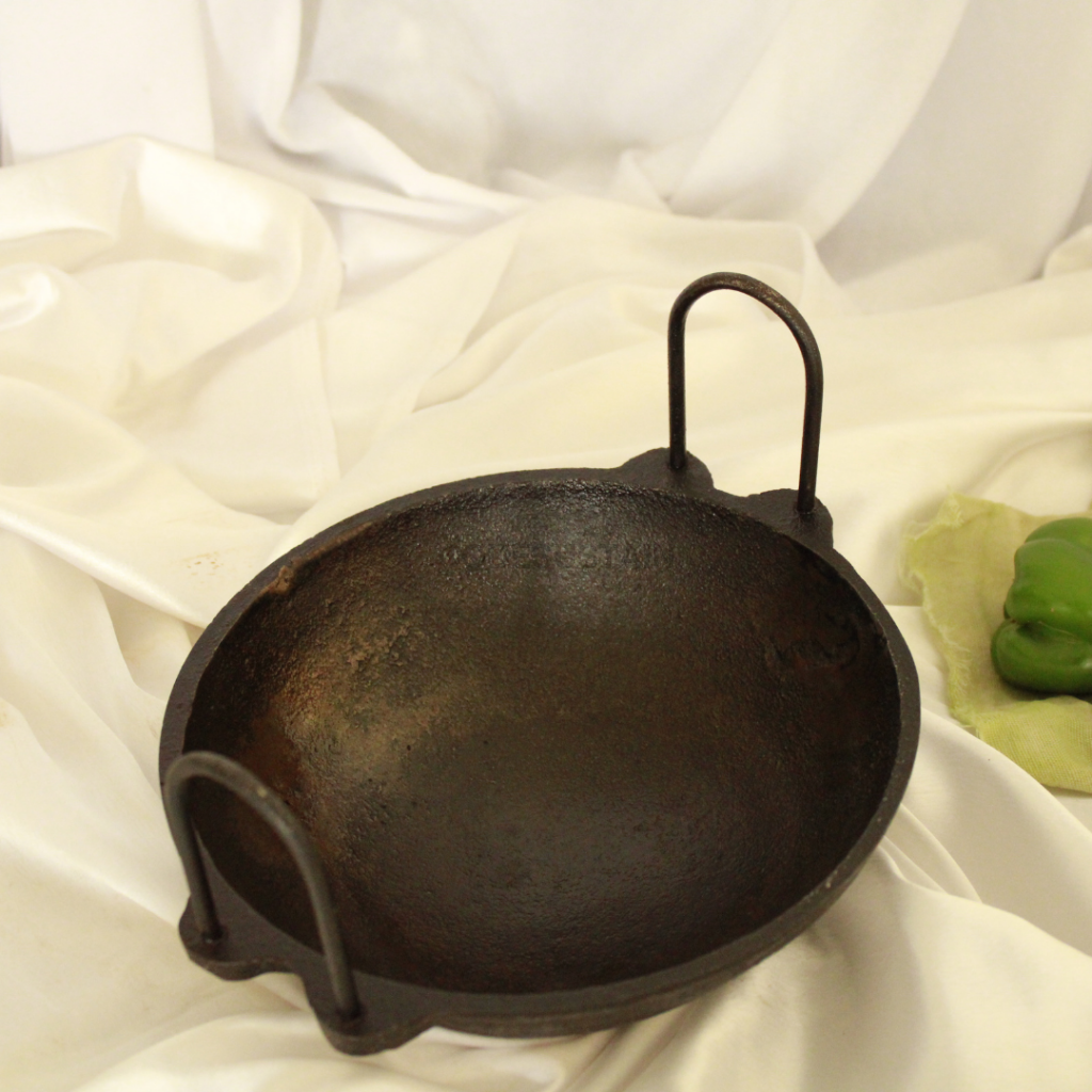 Loh Cast Iron Pre-Seasoned Kadhai || Kadai