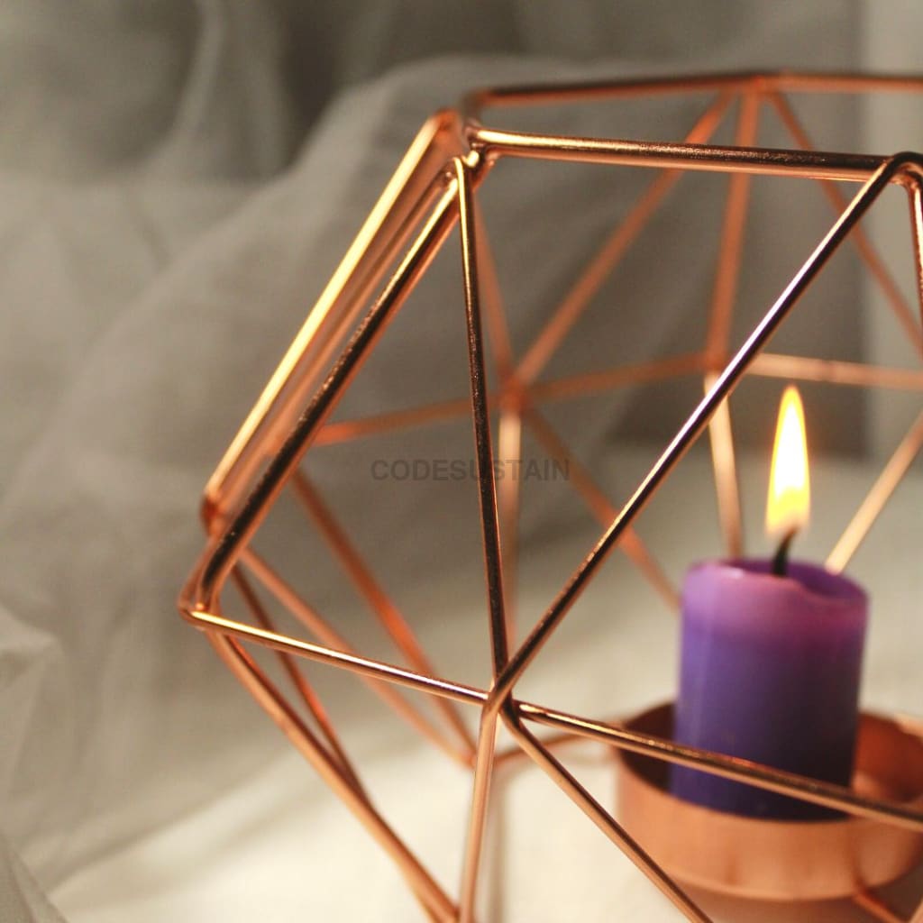 Hexagon Single Candle | Tealight Holder