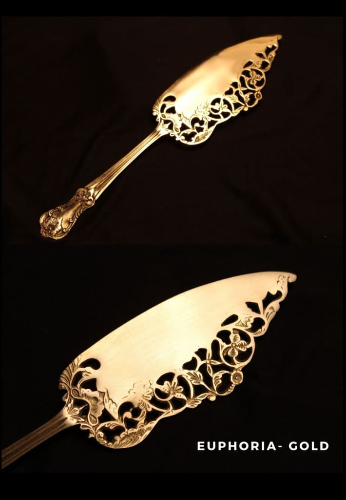 Brass Cake Servers | Pie Servers | Ornate Cake Servers | Pizza Lasagna Servers - Codesustain