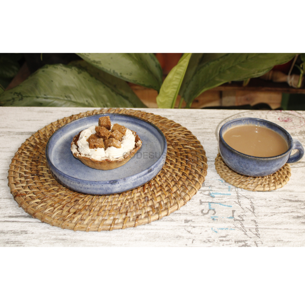 Handmade Bamboo Cane Coasters (Set of 4) - Codesustain