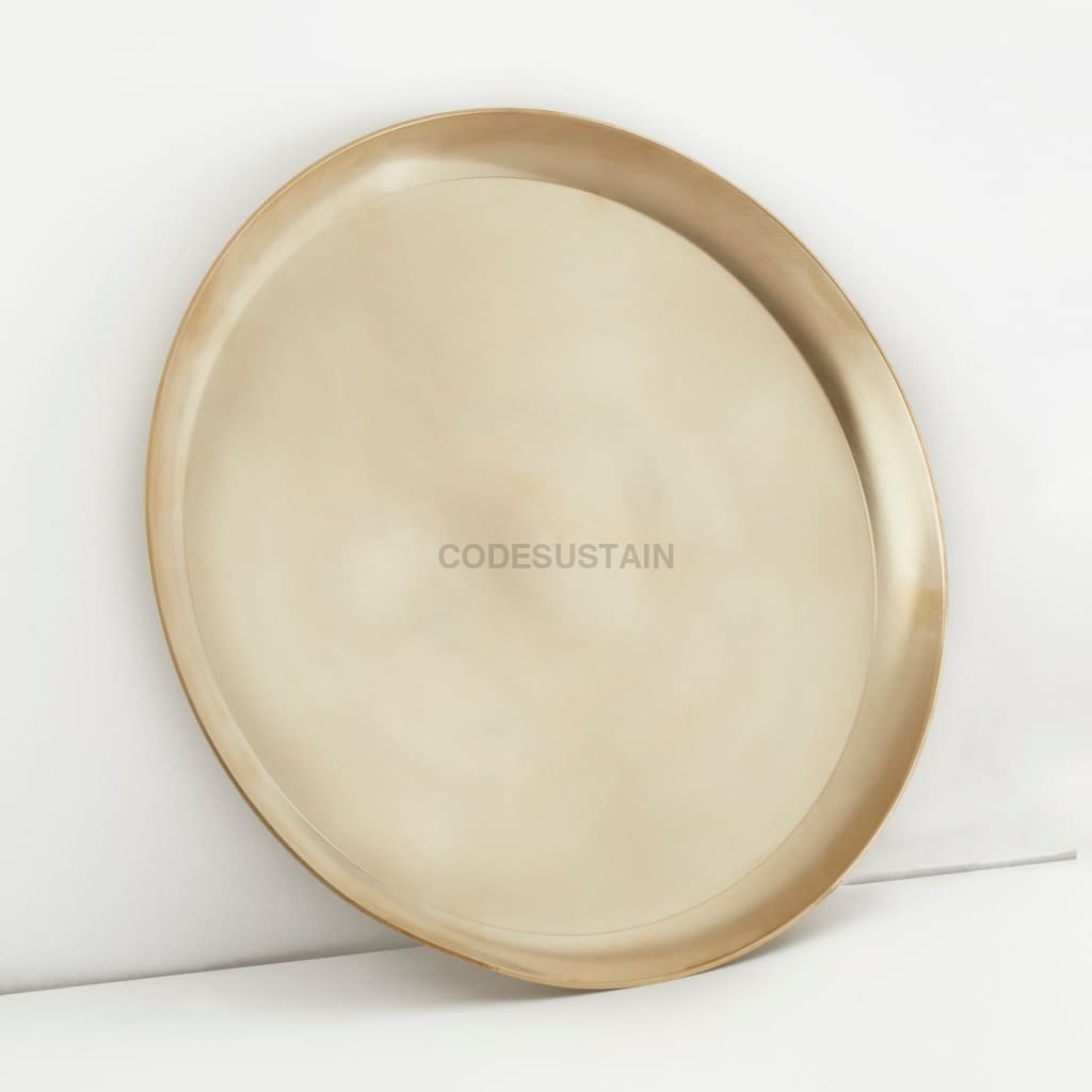 AyÄs Vintage Kansa Dinner Thali (12-inch) - Codesustain
