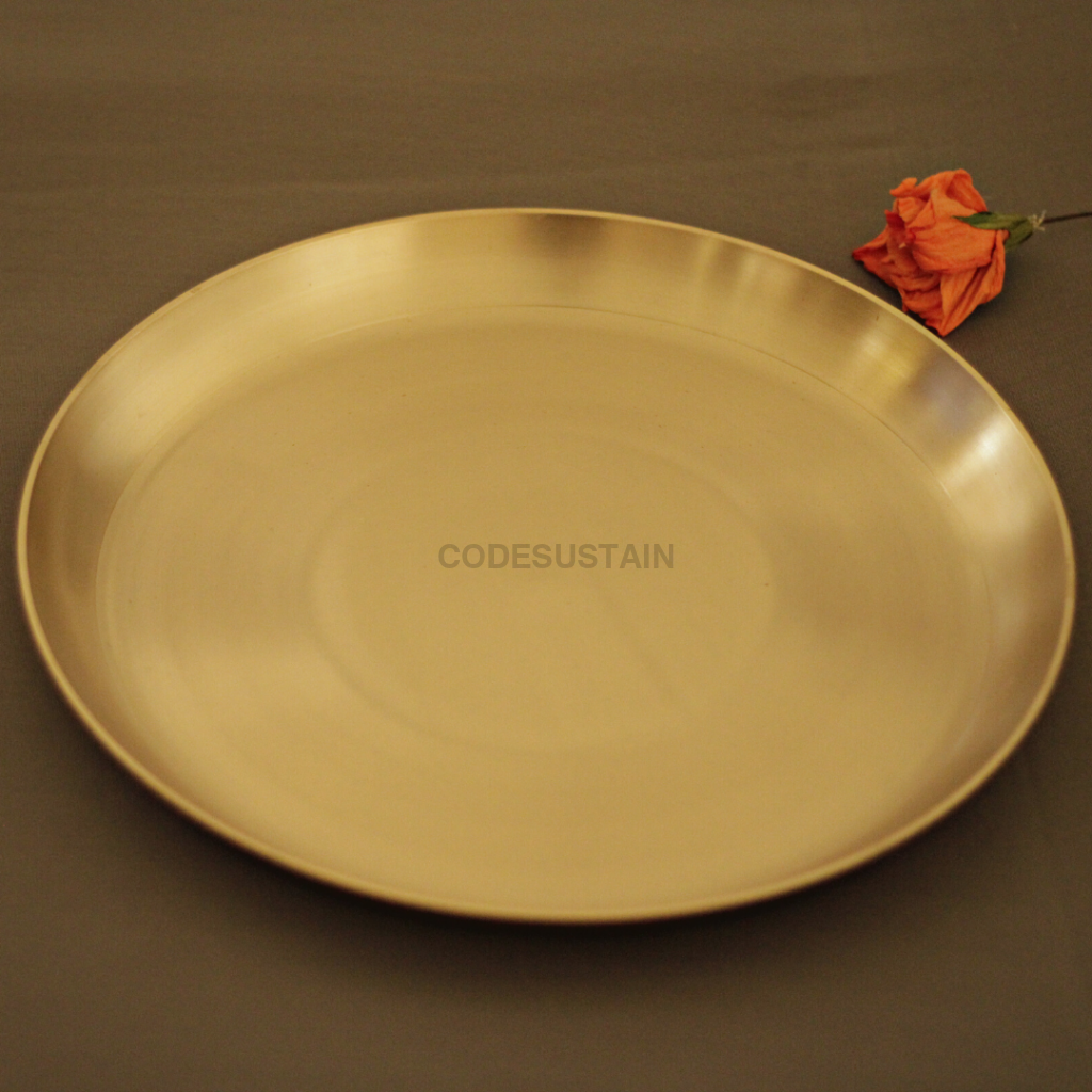 Handmade Kansa Thali Set | Dinner Ays Collection Serveware
