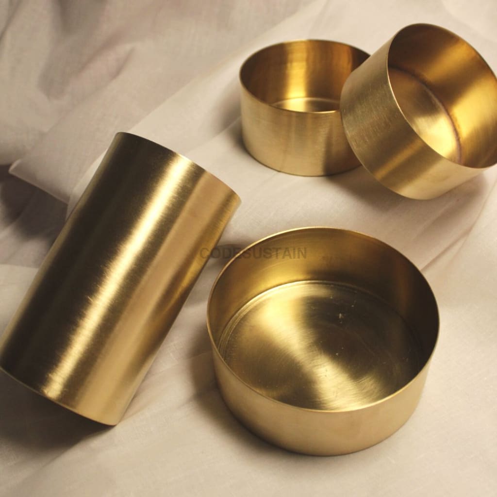 Heirloom Brass Dinner Set