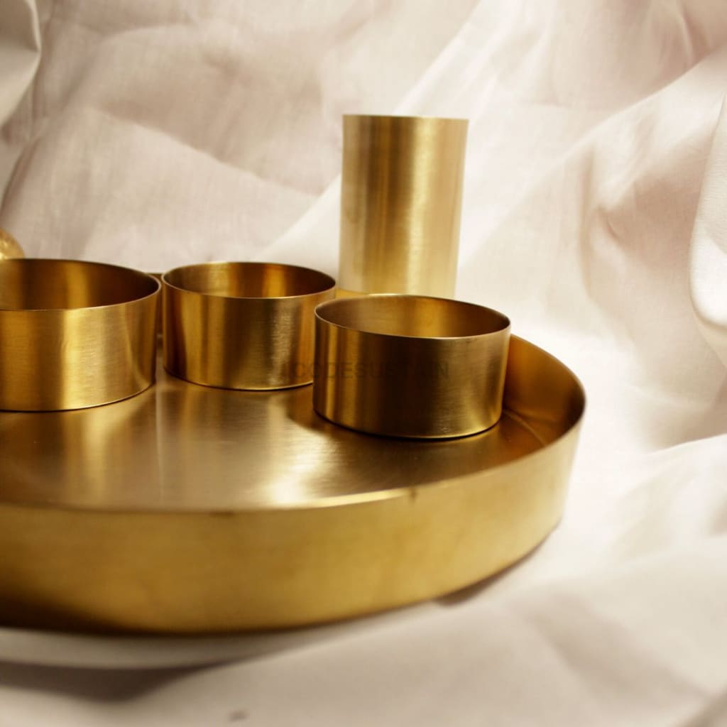 Heirloom Brass Dinner Set
