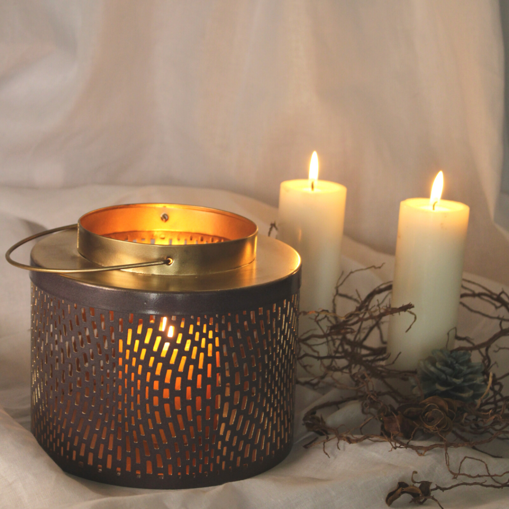 Tea Light Container Candle Holder
