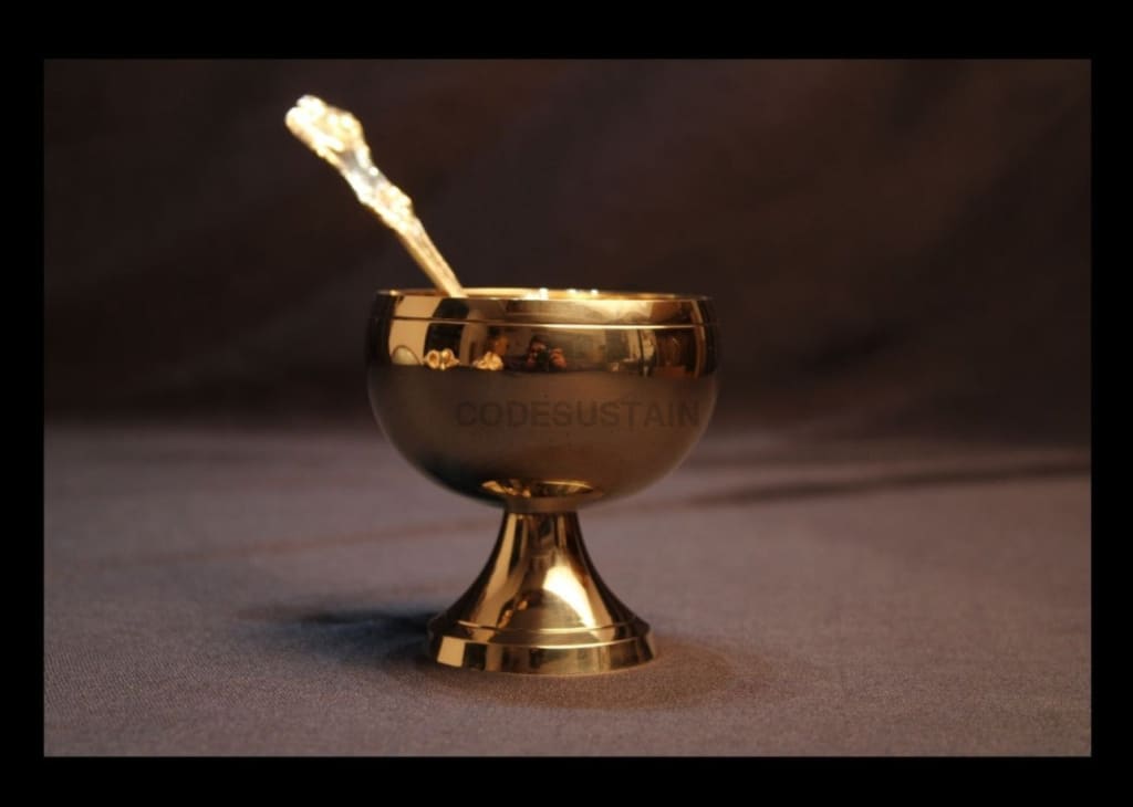 Ayās Brass Sorbet Cups | Ice Cream Cups - Codesustain