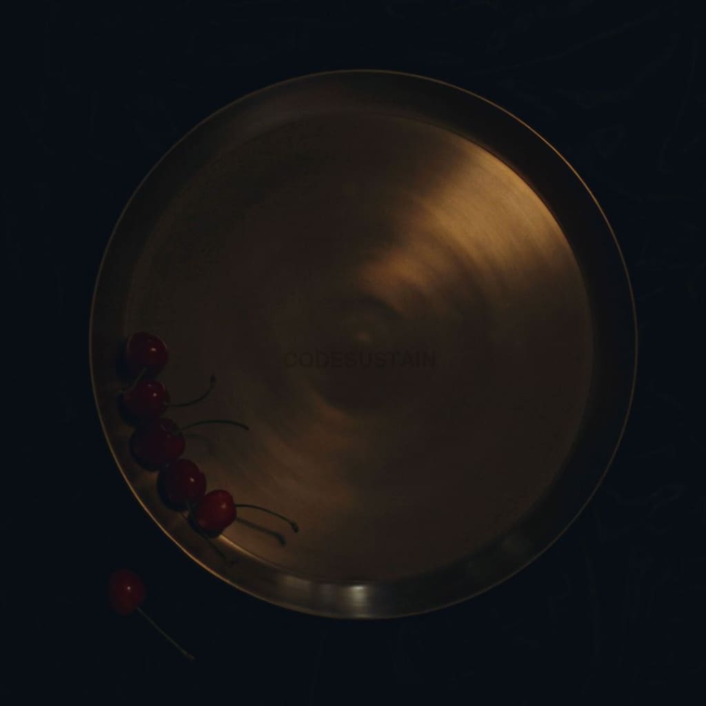 Antique Kansa Thali | Dinner Plate | 12 Inches - Codesustain Ventuures Pvt Ltd