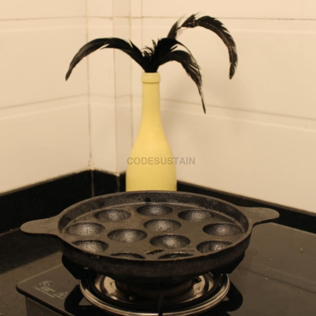 Lohā Cast Iron Panniyaram  or Appe Pan - Codesustain