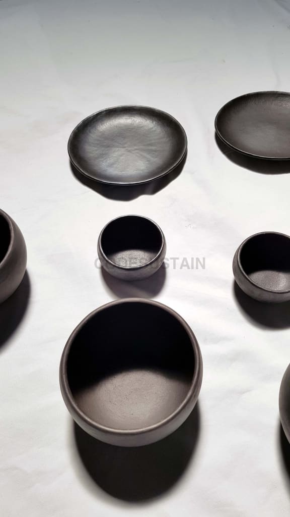 Longpi Black Pottery Bowl - 6 Inches - Codesustain