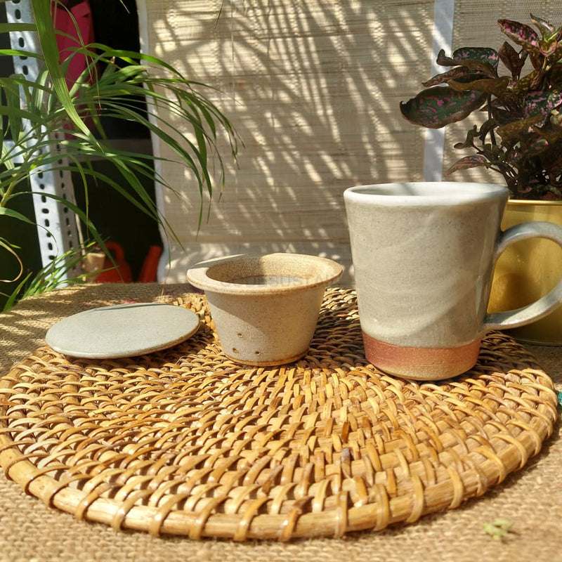 Luxury Round Cane Place Mats | Tablemats Kaca Collection
