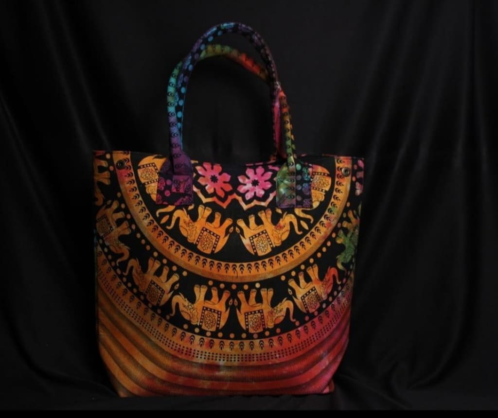 Mandu Cotton Tote Bag | Carry It All Bag - Codesustain