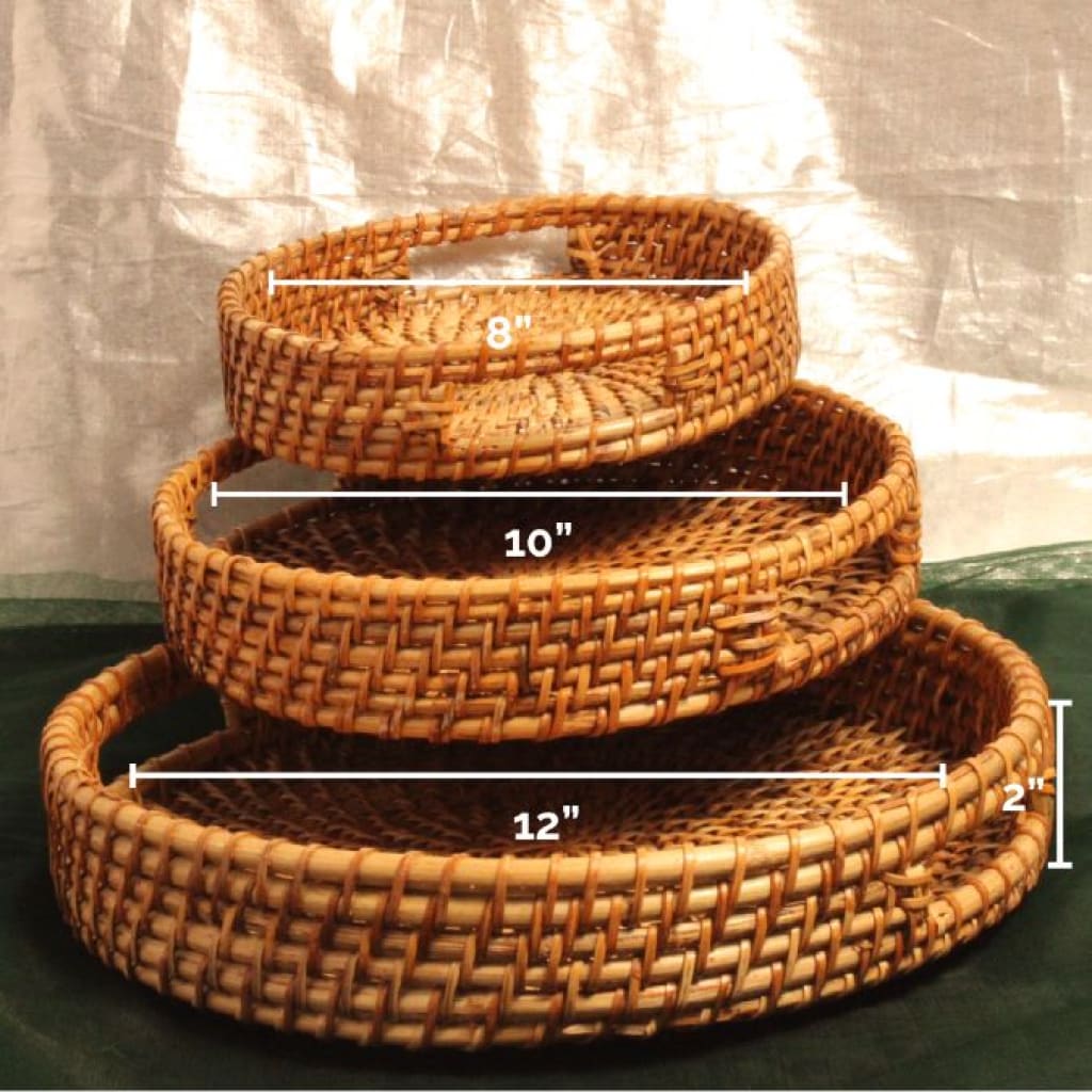 Kaca Bamboo Round Tray - Codesustain