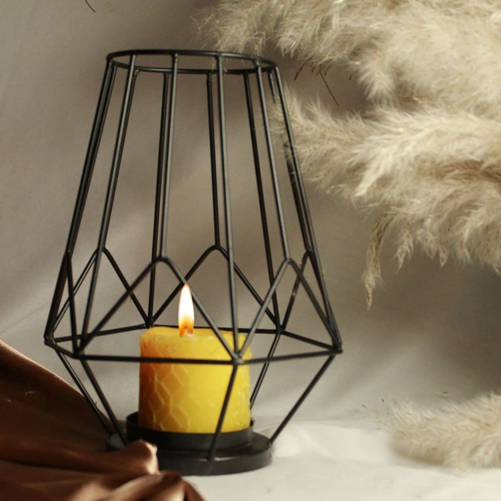 Black Iron Candle Holder - Single Tableware