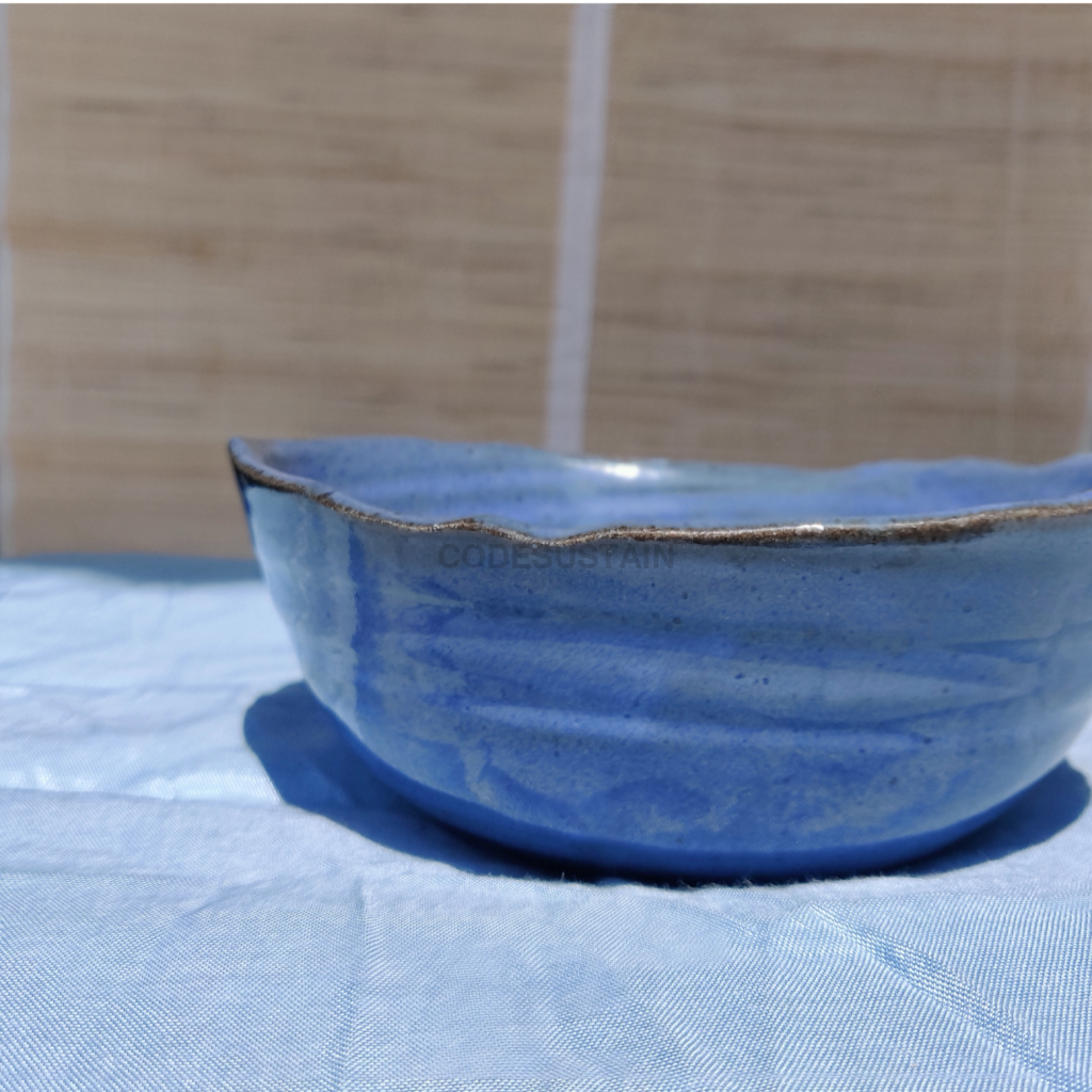 StoneLuxe Classic Boat Shaped Dinner Bowl l Curry Serving Bowl - Codesustain