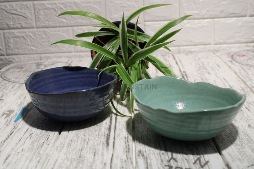 StoneLuxe Classic Boat Shaped Dinner Bowl l Curry Serving Bowl - Codesustain