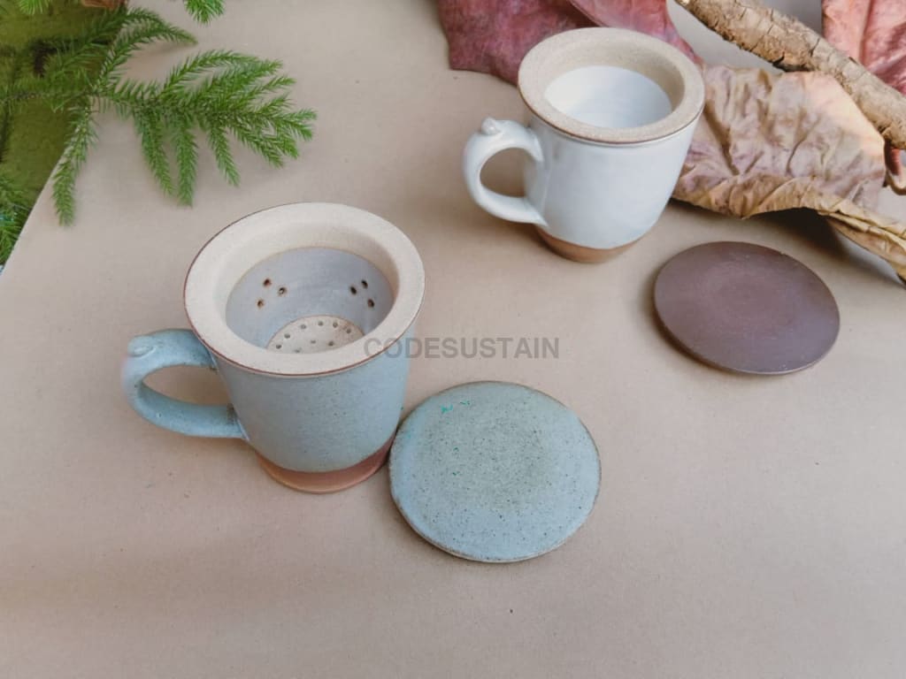StoneLuxe Handcrafted Steeper (Infuser) Mug - Codesustain