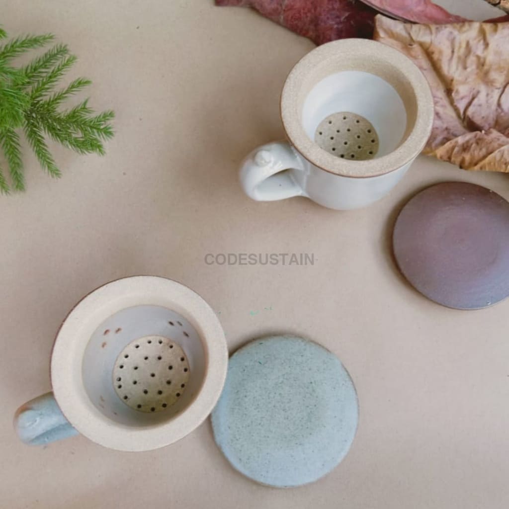 StoneLuxe Handcrafted Steeper (Infuser) Mug - Codesustain