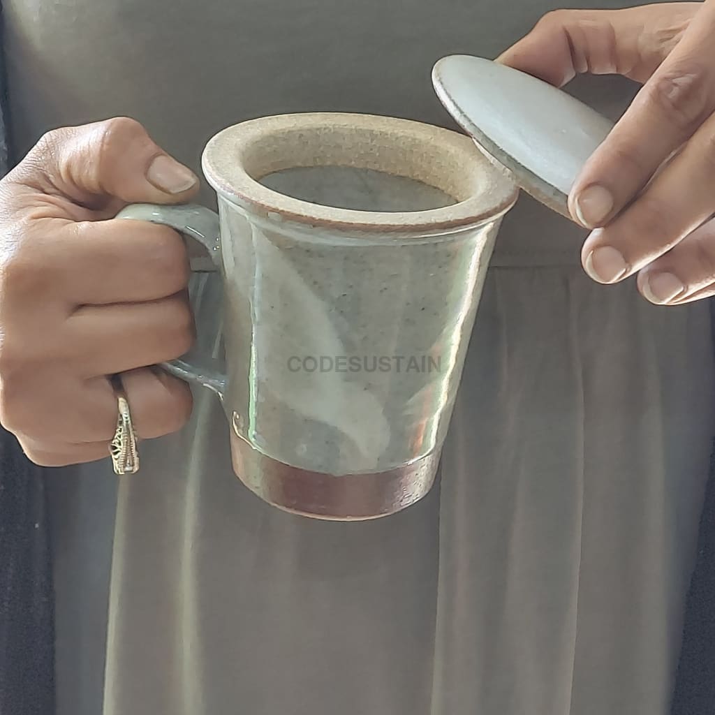 StoneLuxe Handcrafted Steeper (Infuser) Mug - Codesustain