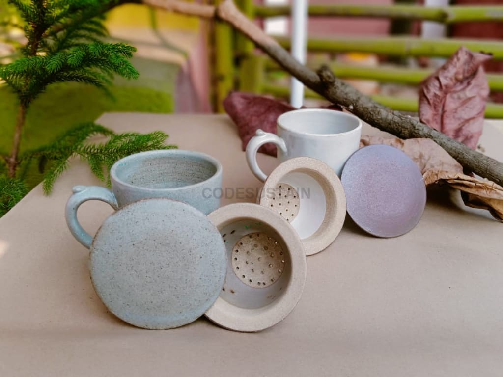 StoneLuxe Handcrafted Steeper (Infuser) Mug - Codesustain