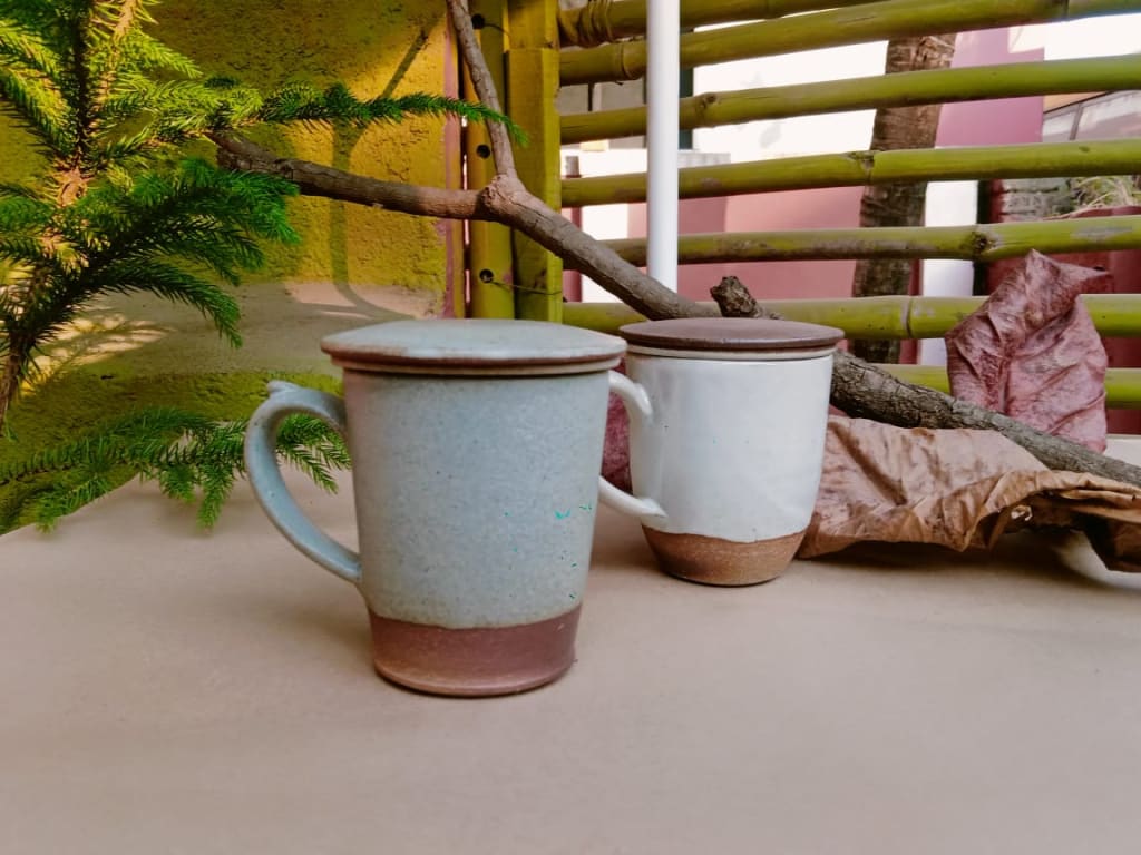 StoneLuxe Handcrafted Steeper (Infuser) Mug - Codesustain