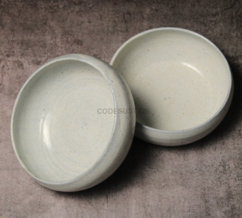 Stoneluxe Serving Bowl l Curry Bowl| Breakfast Bowl | Pasta Bowl | 6 inches - Codesustain