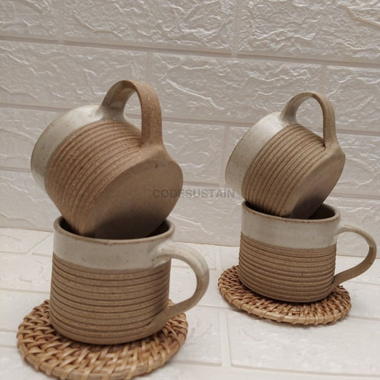 Cusinart Stoneware Ribbed Coffee/Tea Mug - Codesustain