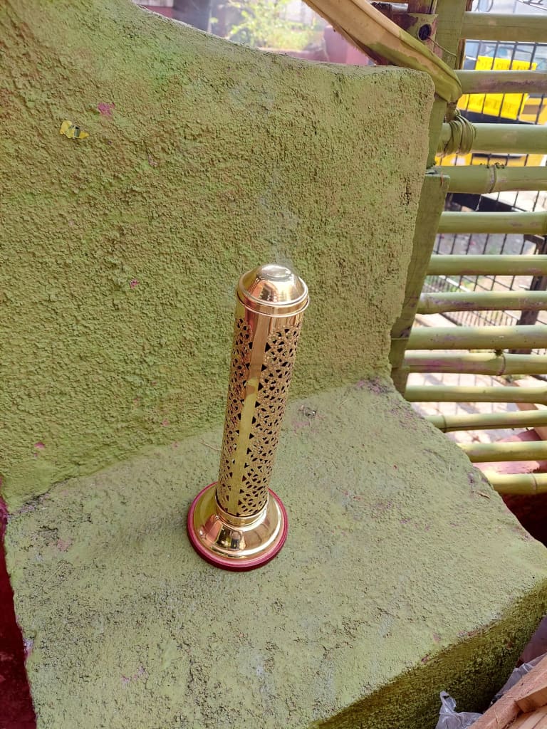 Yamas Golden Brass Incense Holder - Codesustain