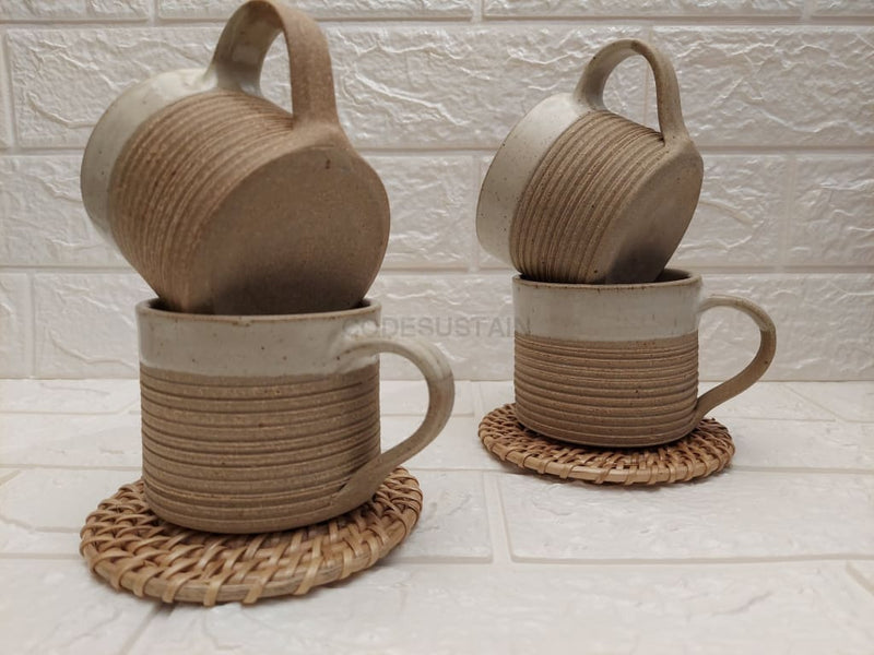 Cusinart Stoneware Ribbed Coffee/Tea Mug - Codesustain