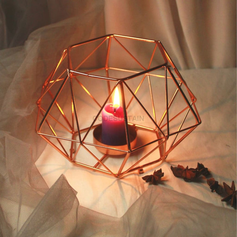 Hexagon Single Candle | Tealight Holder