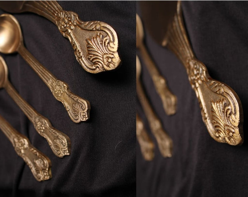 Ayās Kansa Serving Spoons | Handmade Bronze Ladles - Codesustain