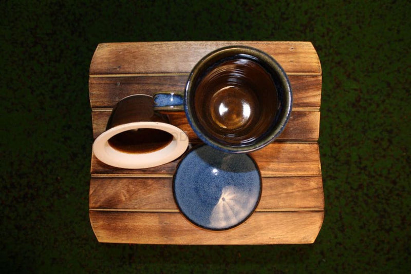 StoneLuxe Oceanic Blue Steeper (Infuser) Tea Cup - Codesustain