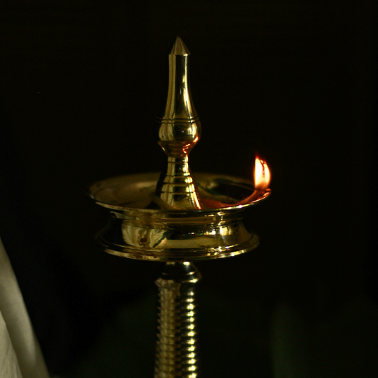 Big Brass Divine Samai Diya | Kerala Lamp