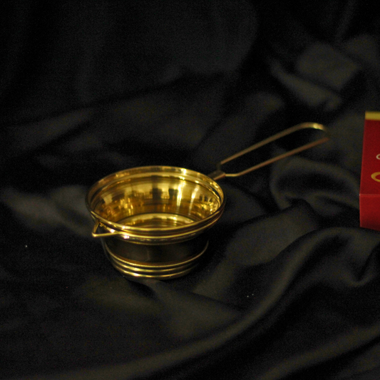 Gold Brass Tea Strainer