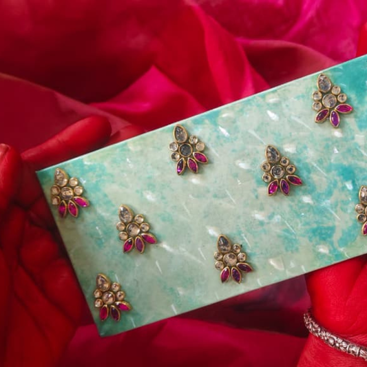 Pachchi 3D Shagun Lifafa – Cool Green Textured Handcrafted Cash Envelope