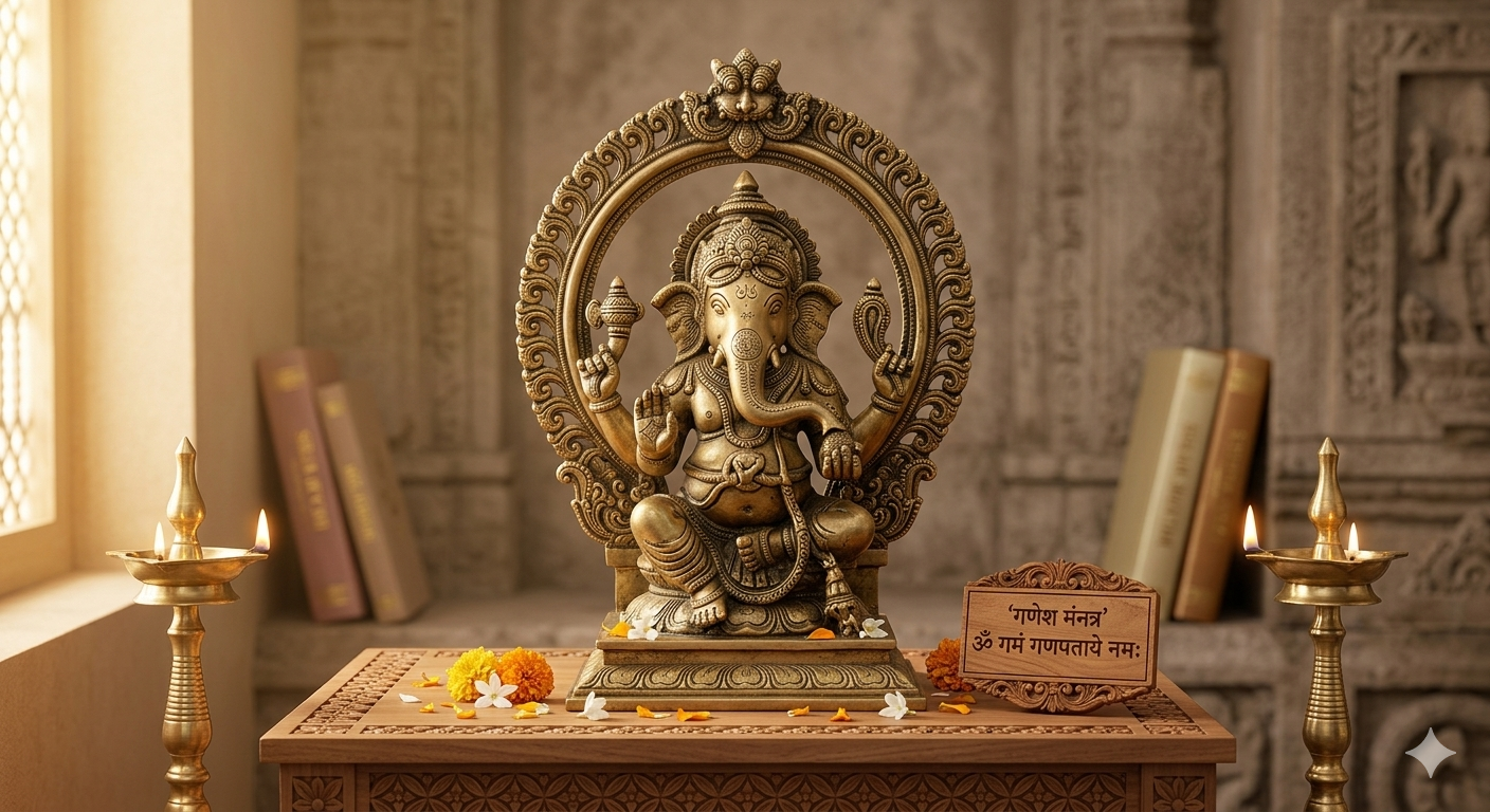 Superfine Large Handcrafted Brass Divine Idol – Premium Vintage Finish
