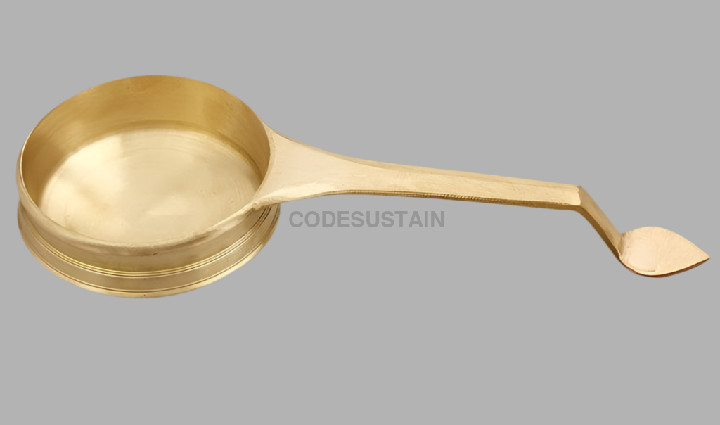 Buy Bronze Tadka Pan Online | Kansa Tadka Pan | Mini Urli | Val Urli Cookware