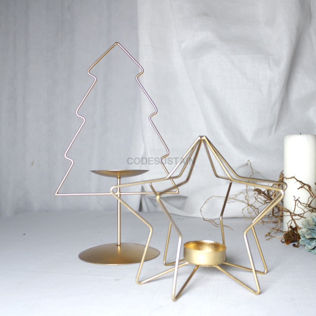 Festive Tea Light Holders Candle Holder