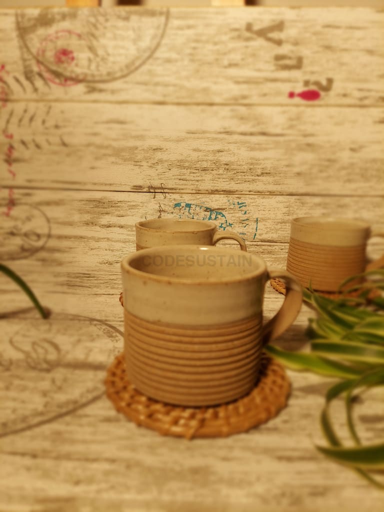 Cusinart Stoneware Ribbed Coffee/Tea Mug - Codesustain
