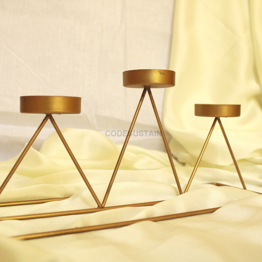 Designer Trio Candle Holder