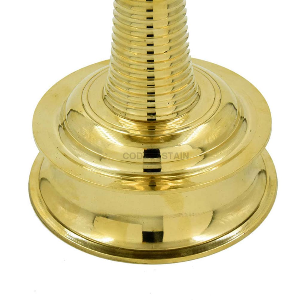 Divine Handmade Brass Samai | Nilavilakku | Large Diya | Gift Box Puja item