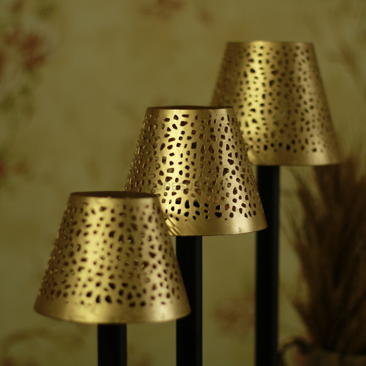 Elegance Brass Finish Gold Lamps Home Decor