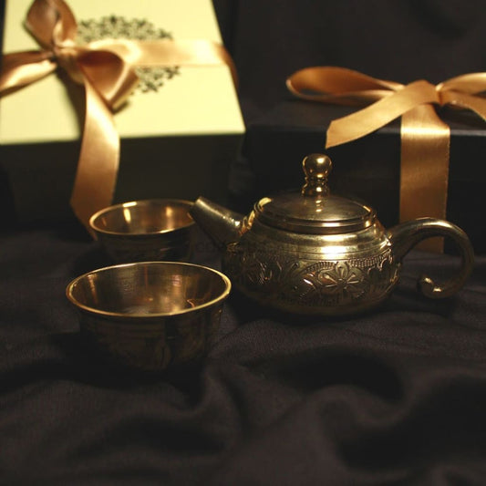 Brass Coffee Espresso Set | Turkish I Pot